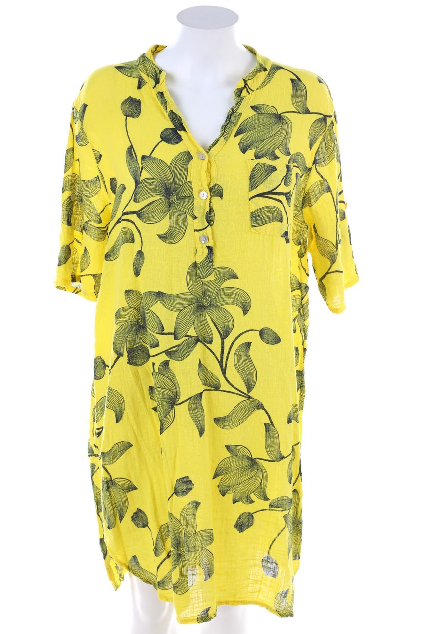 NEW COLLECTION - Shift-Kleid mit Blumen-Print - XL