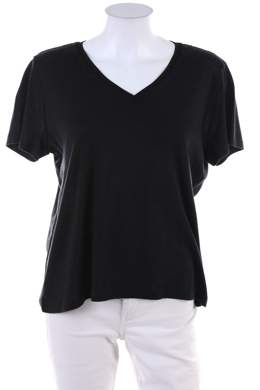 Garcia - Kurzarm-Shirt mit Glitzer - XXL