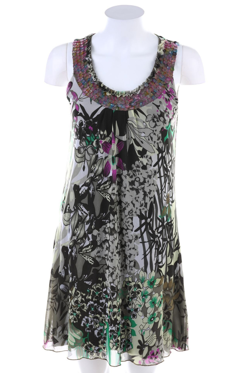 TAIFUN - Kleid mit Blumen-Print - S