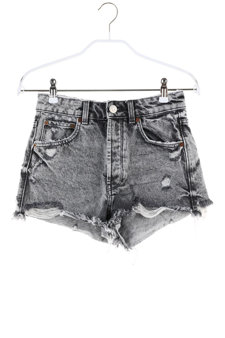 ZARA - Destroyed Jeans-Shorts - XXS