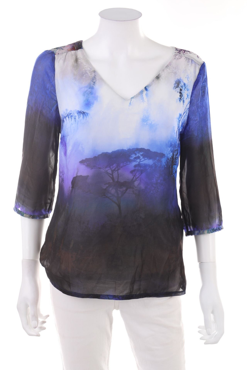 comma - Bluse mit 3/4-Ärmel - XS