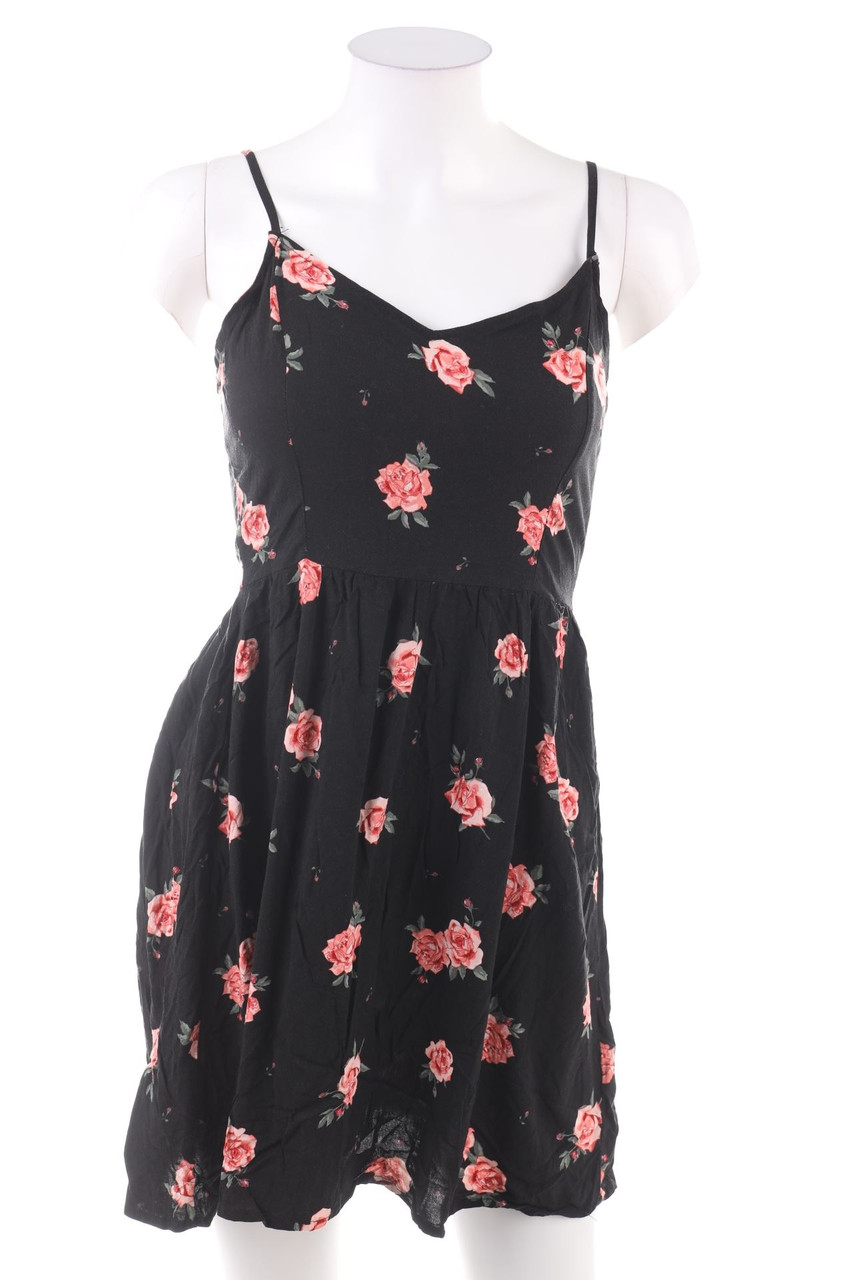 H&M - Minikleid mit Blumen-Print - M