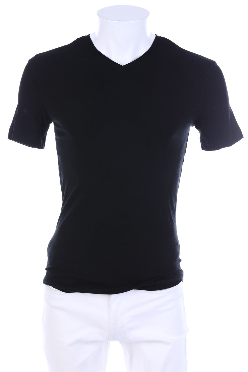 H&M - T-Shirt mit V-Neck - S