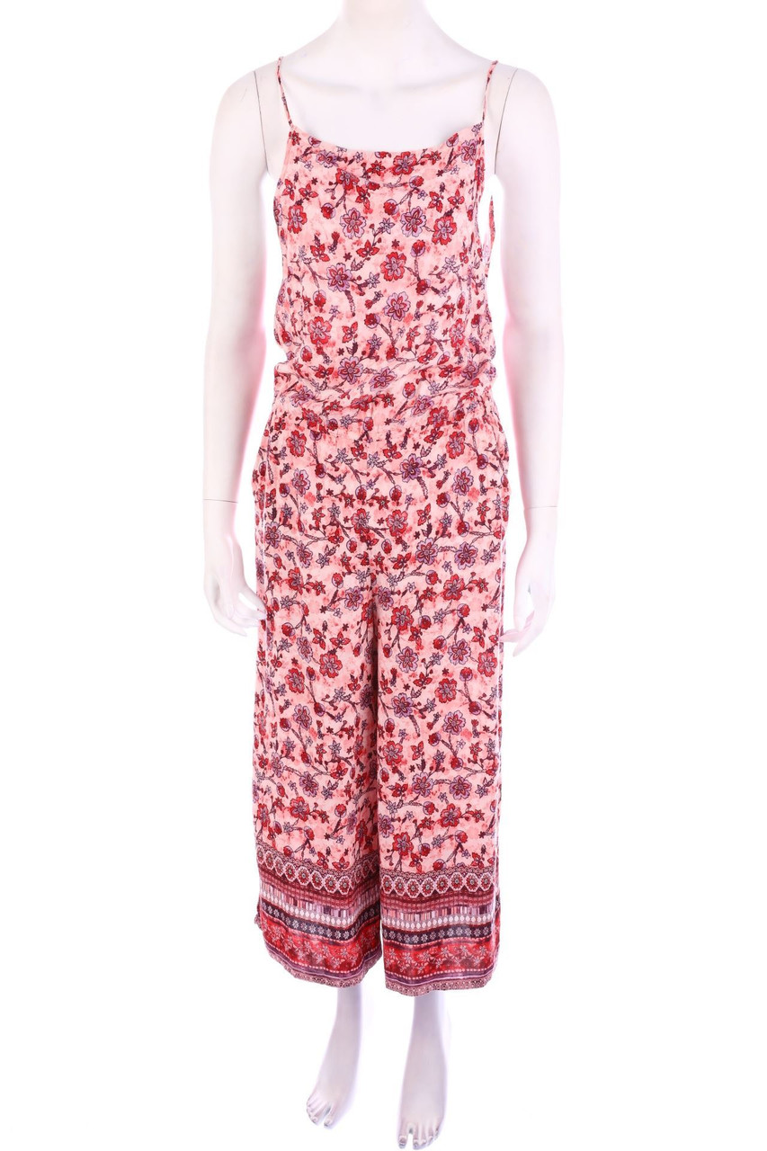 Ohne Label - Jumpsuit mit Blumen-Print - S