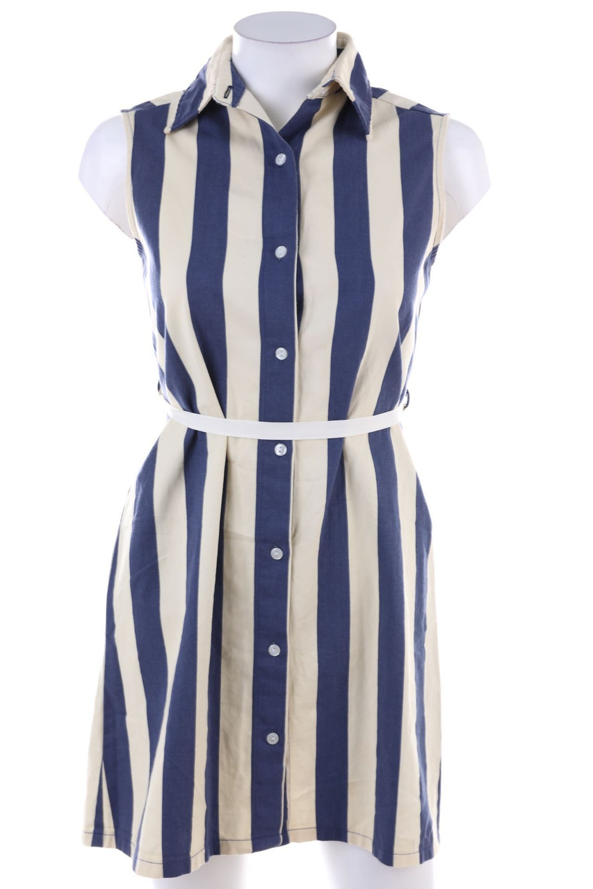 Caramel Factory - Blusenkleid mit Streifen - S