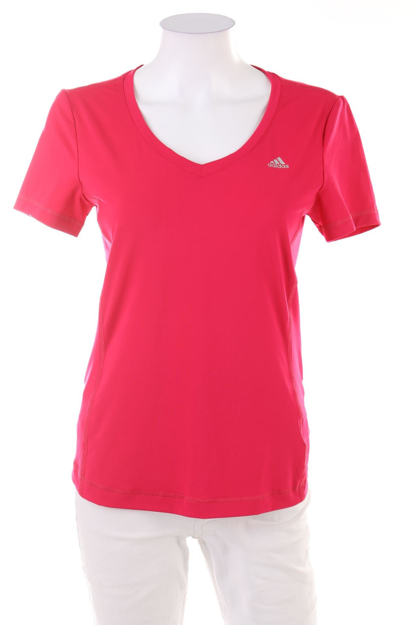 adidas - Sport T-Shirt mit Logo-Print - S