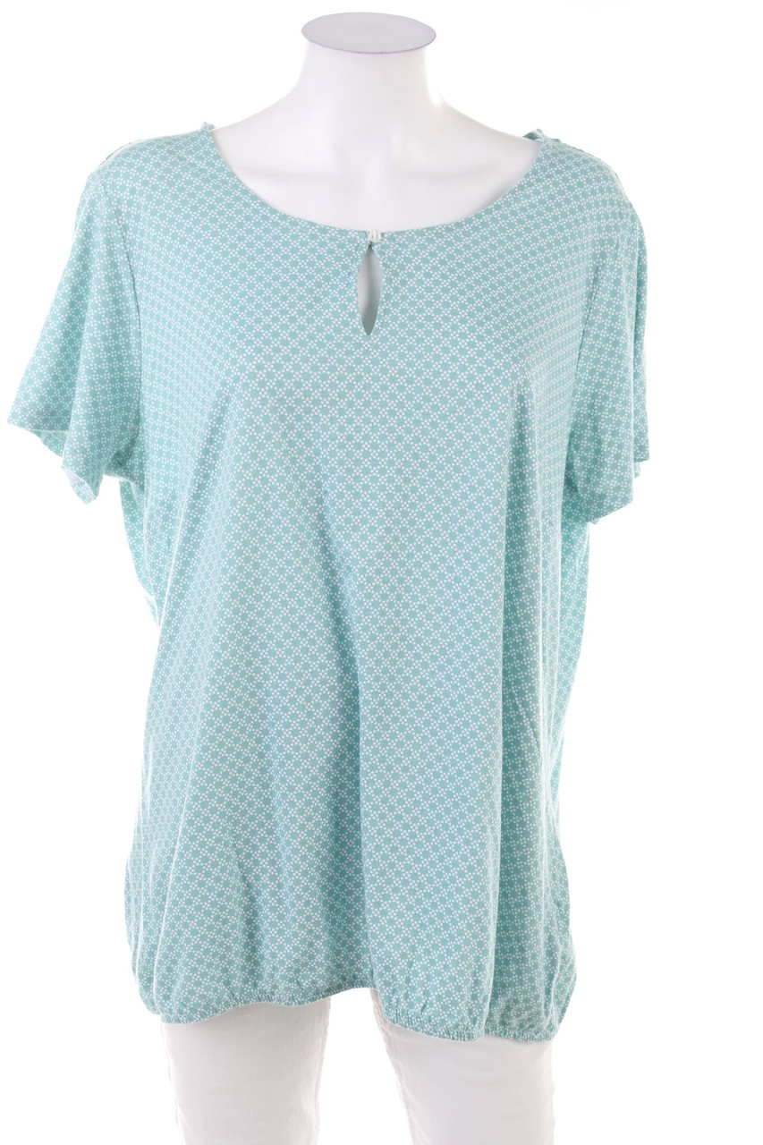 TCHIBO - Kurzarm-Shirt mit Pünktchen - 2XL