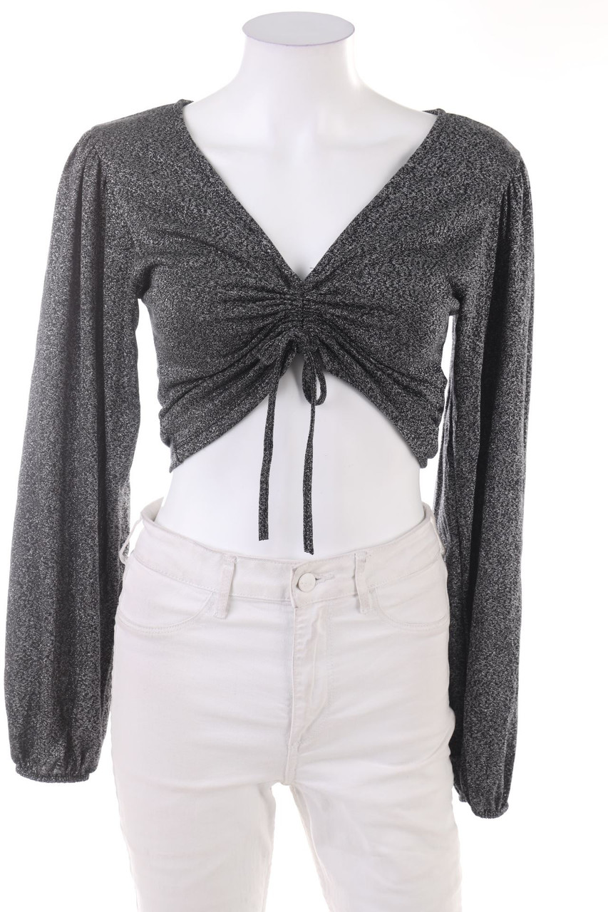 Hailys - Longsleeve-Shirt mit Glitzer - M