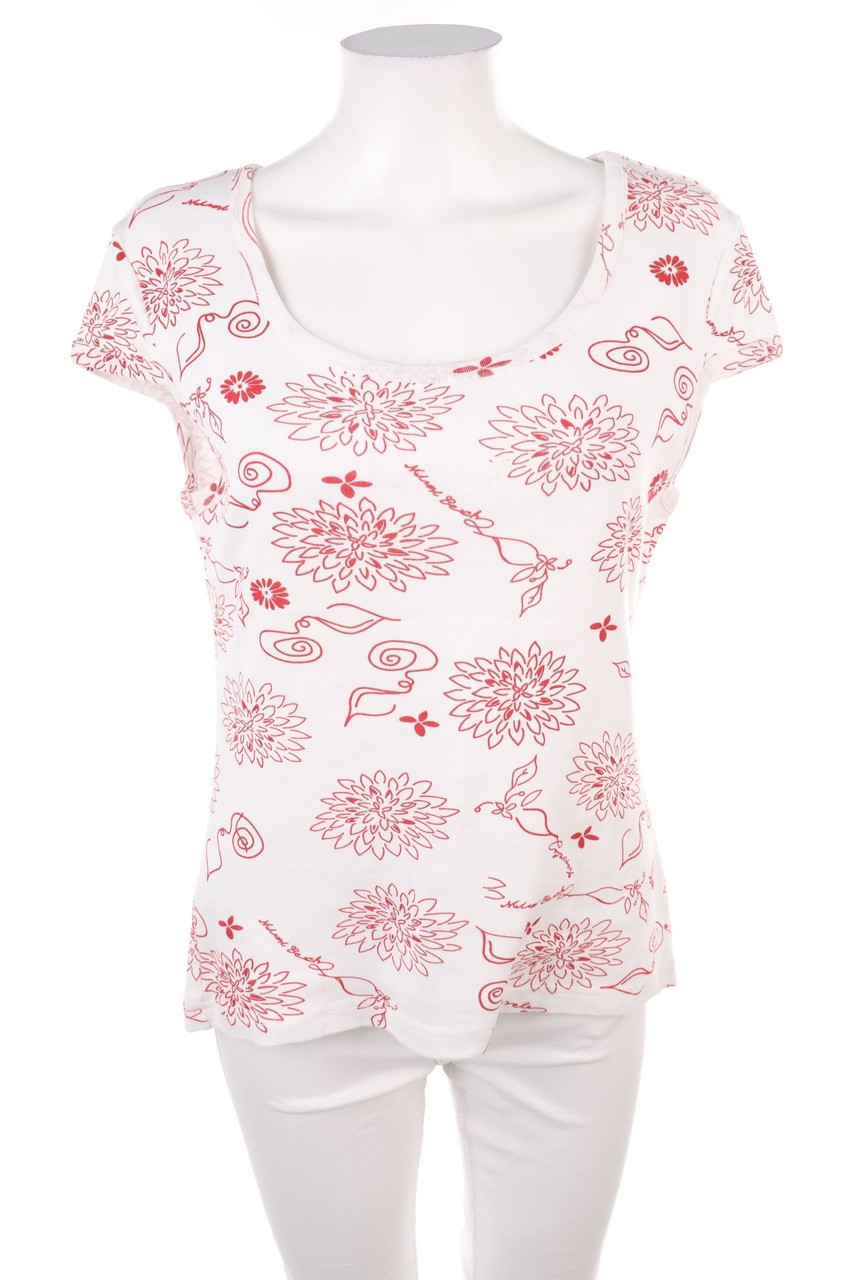 BLIND DATE - Kurzarm-Shirt mit Blumen-Print - XL