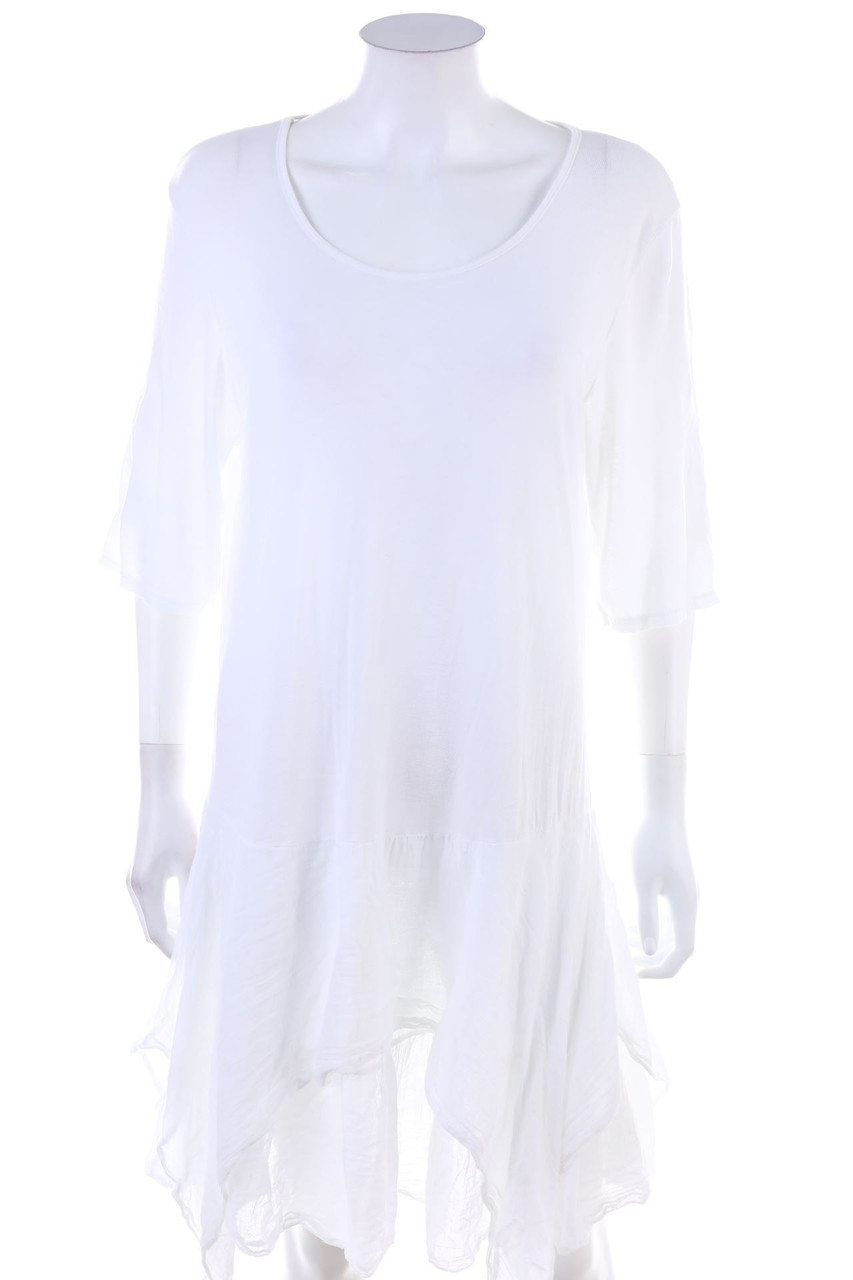 Ohne Label - Kleid mit Volants - D 44