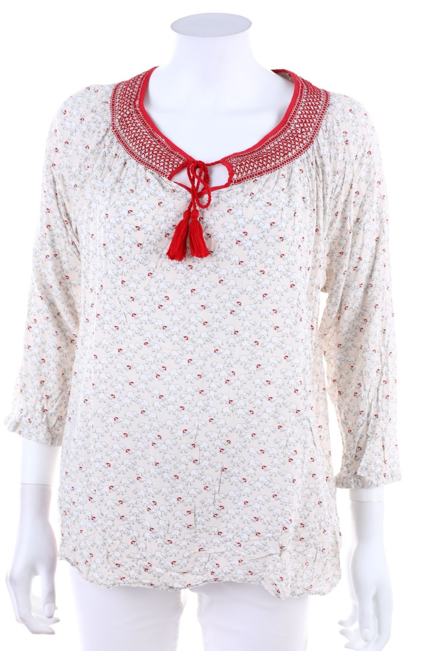 COSIMA by No 1 - Print-Bluse mit 3/4-Ärmel - D 46