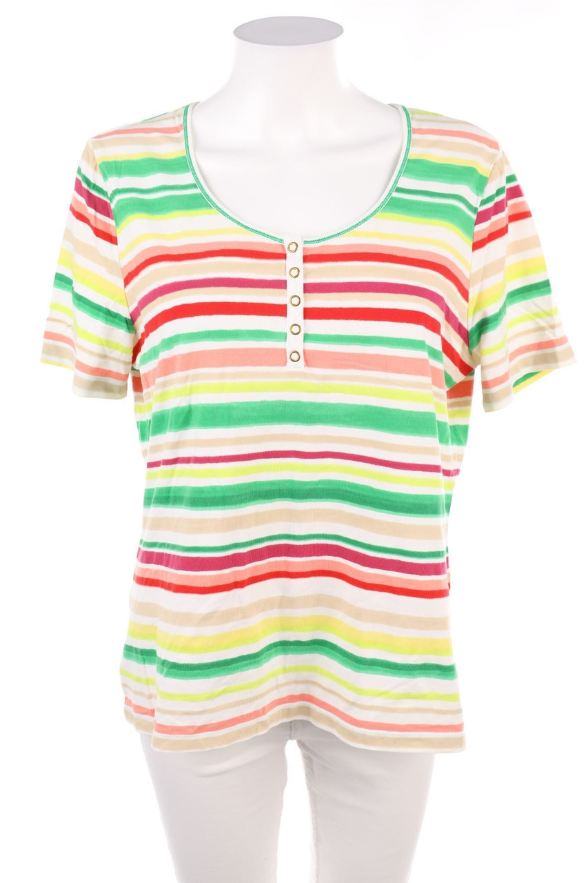 Betty Barclay - Kurzarm-Shirt mit Streifen - D 42