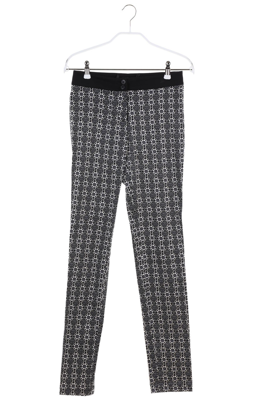 SECONDHAND - Skinny-Hose mit Ethno-Print - XS