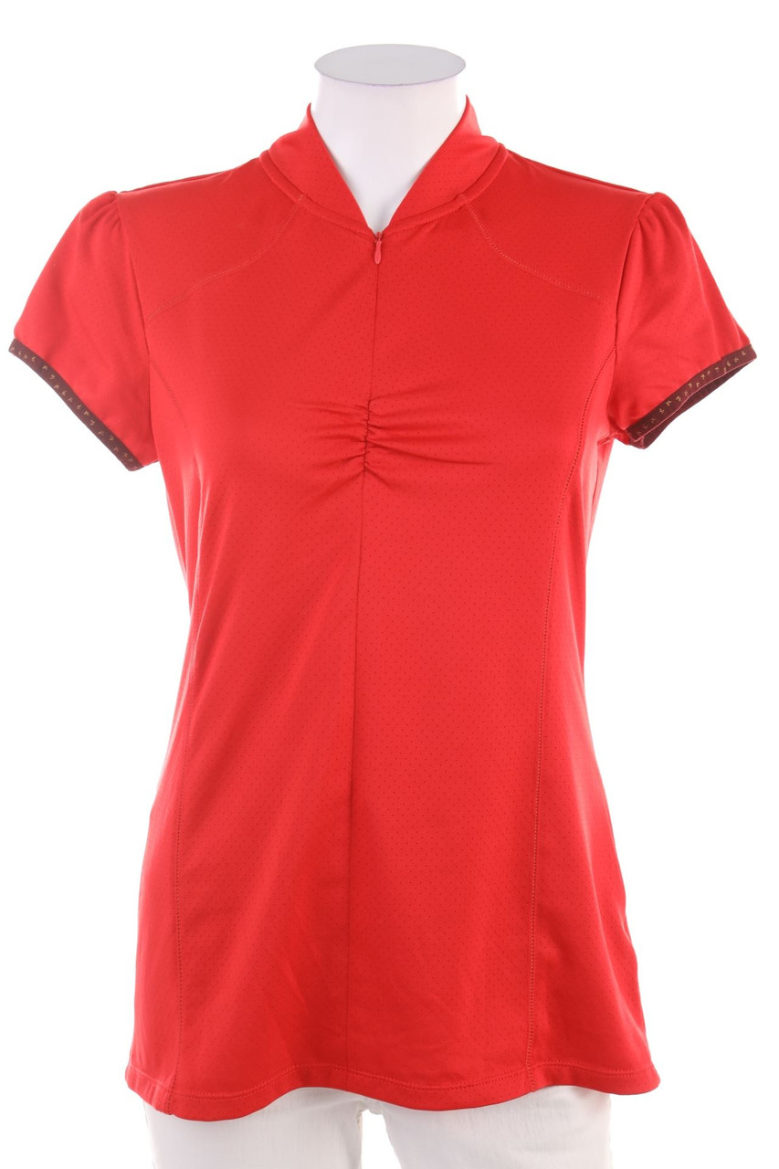 TCHIBO - Sport T-Shirt mit Zipper - L