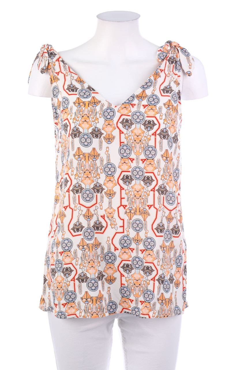 WOMEN - Blusentop aus Viskose mit Muster - M