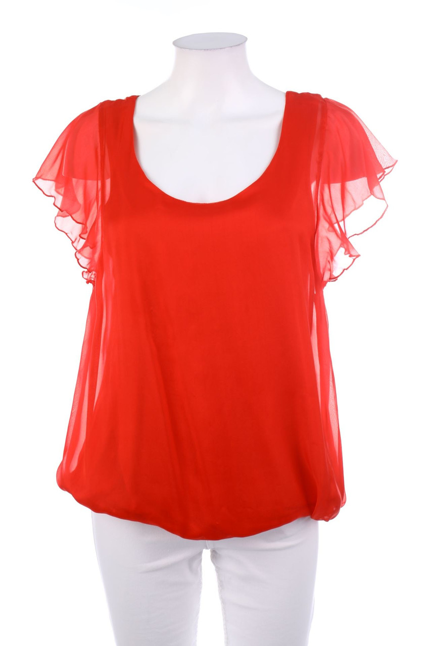 MORE & MORE - Kurzarm-Bluse - XL