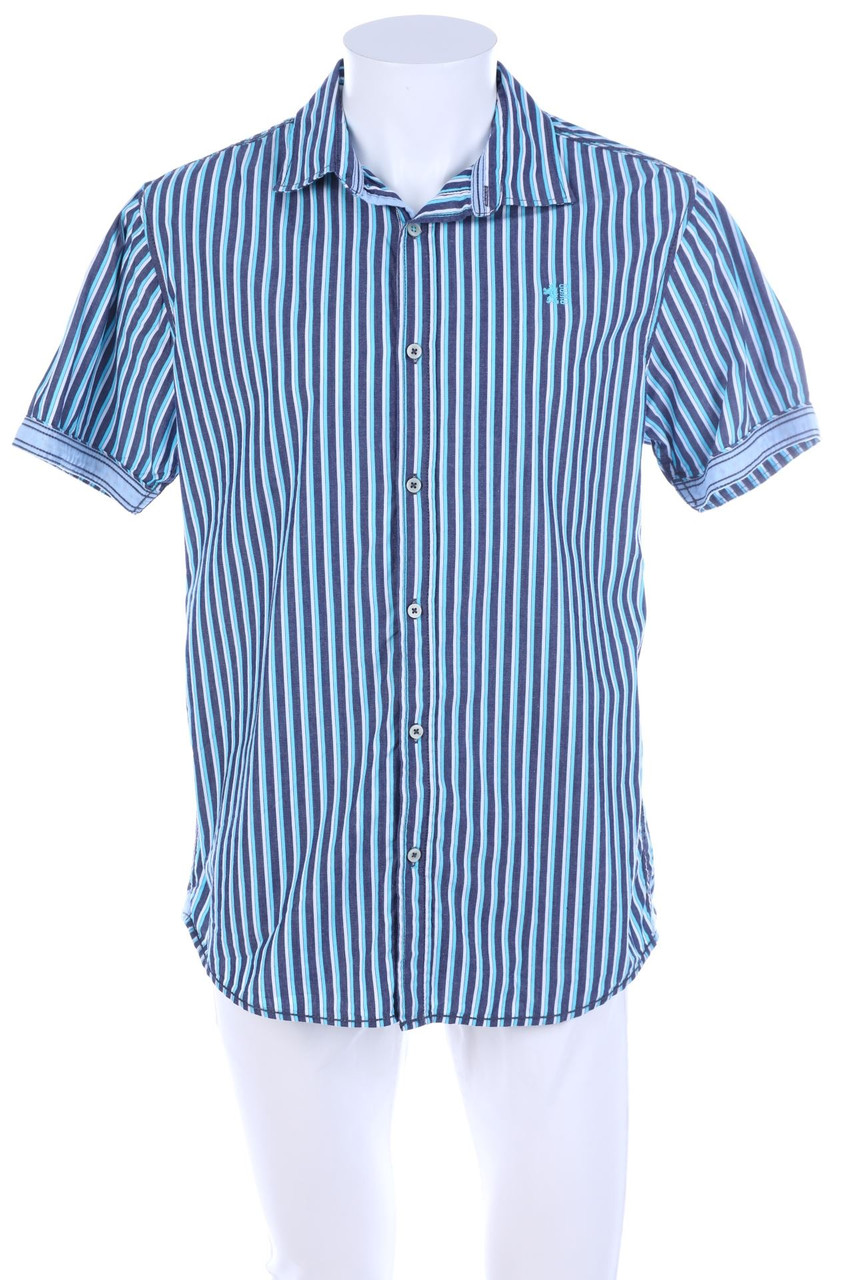 NKD - Baumwoll-gestreiftes Kurzarm-Hemd - M