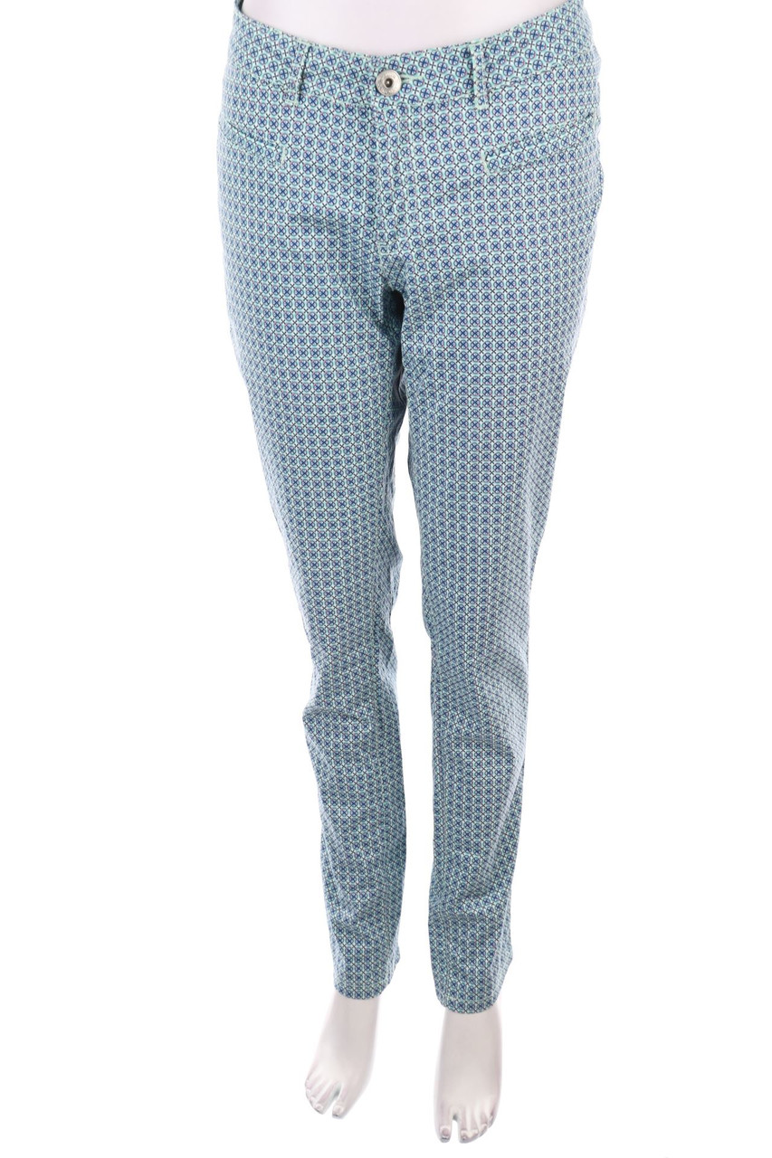 Laura Torelli - Baumwoll-Hose mit Print - 2XL