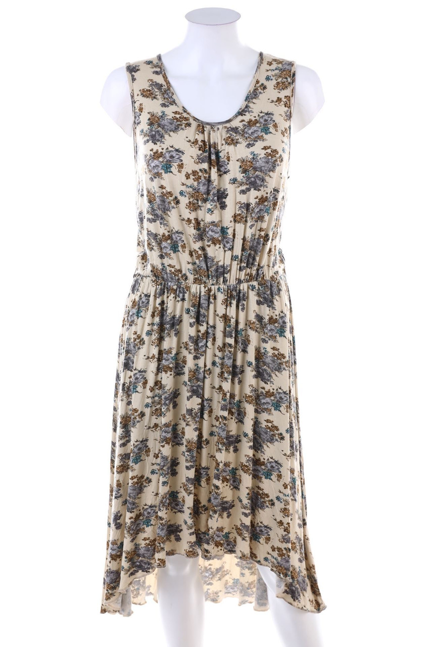 SECONDHAND - Midikleid mit Blumen-Print - D 40