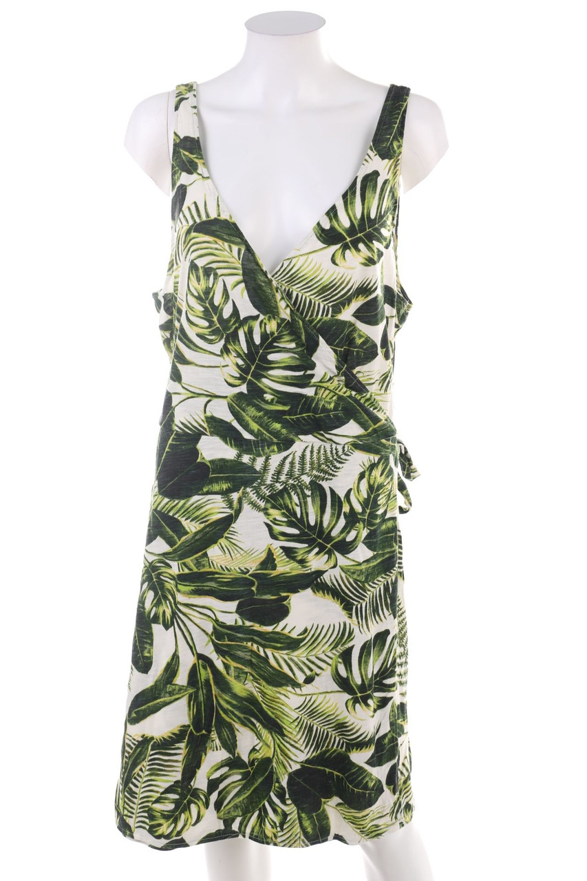 H&M - Wickel-Kleid mit Muster - XL