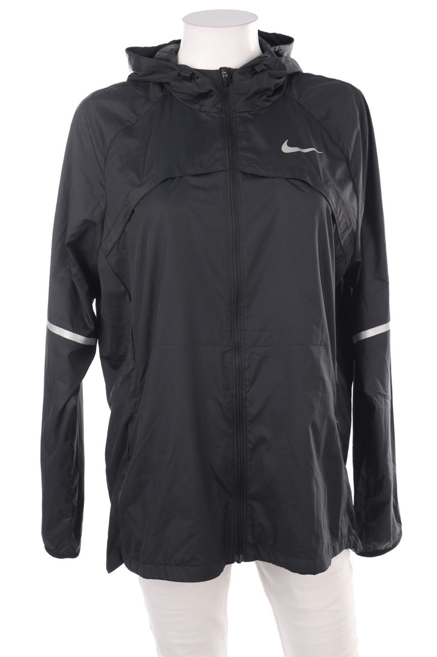 NIKE - Trainingsjacke mit Logo-Print - XL