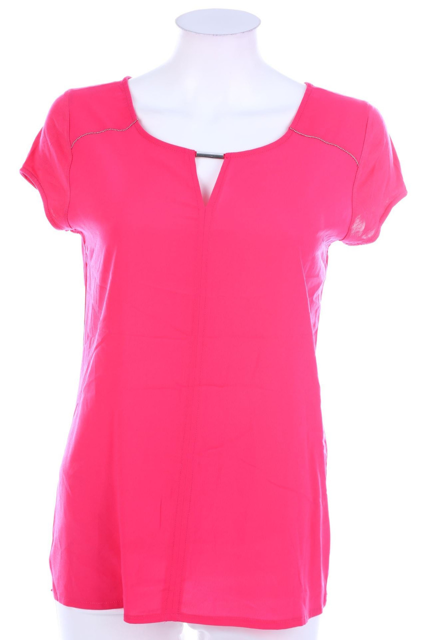 orsay - Kurzarm-Bluse mit Applikationen - D 36-38