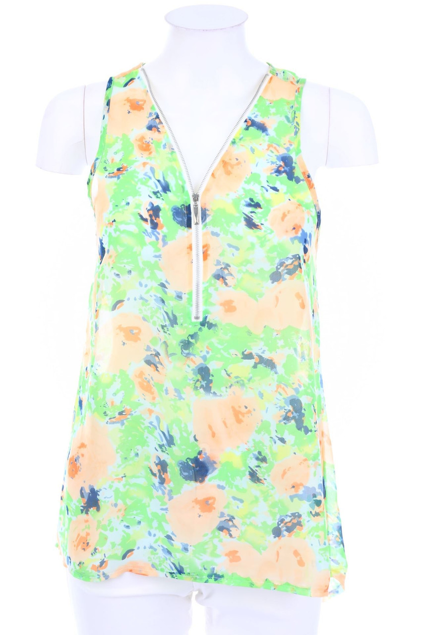 Ohne Label - Blusentop mit Print - D 32