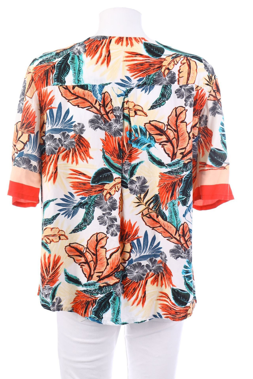 CECIL - Kurzarm-Shirt mit Muster - S