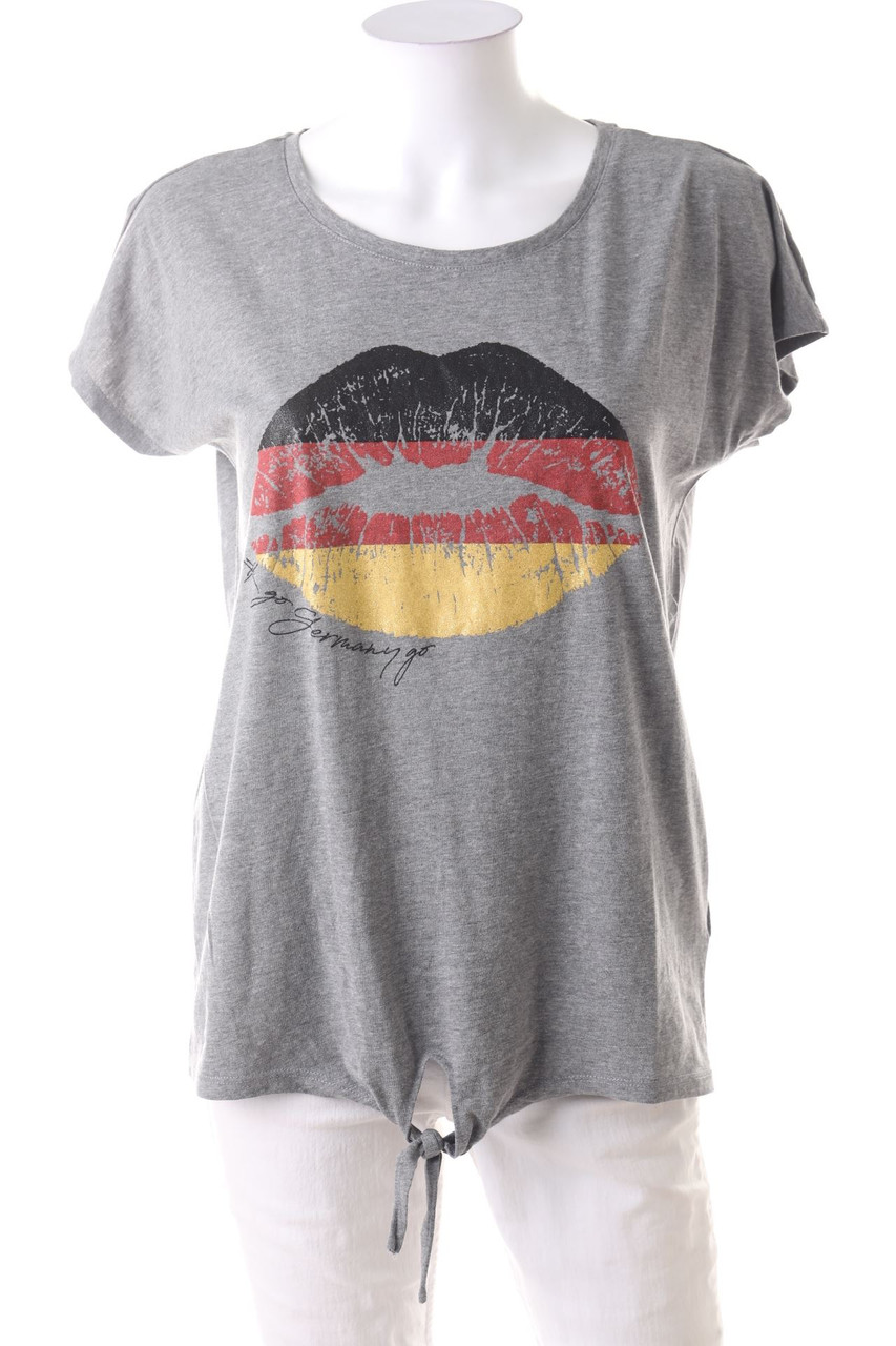 COLOURS OF THE WORLD - Kurzarm-Shirt aus Baumwoll-Mix - M