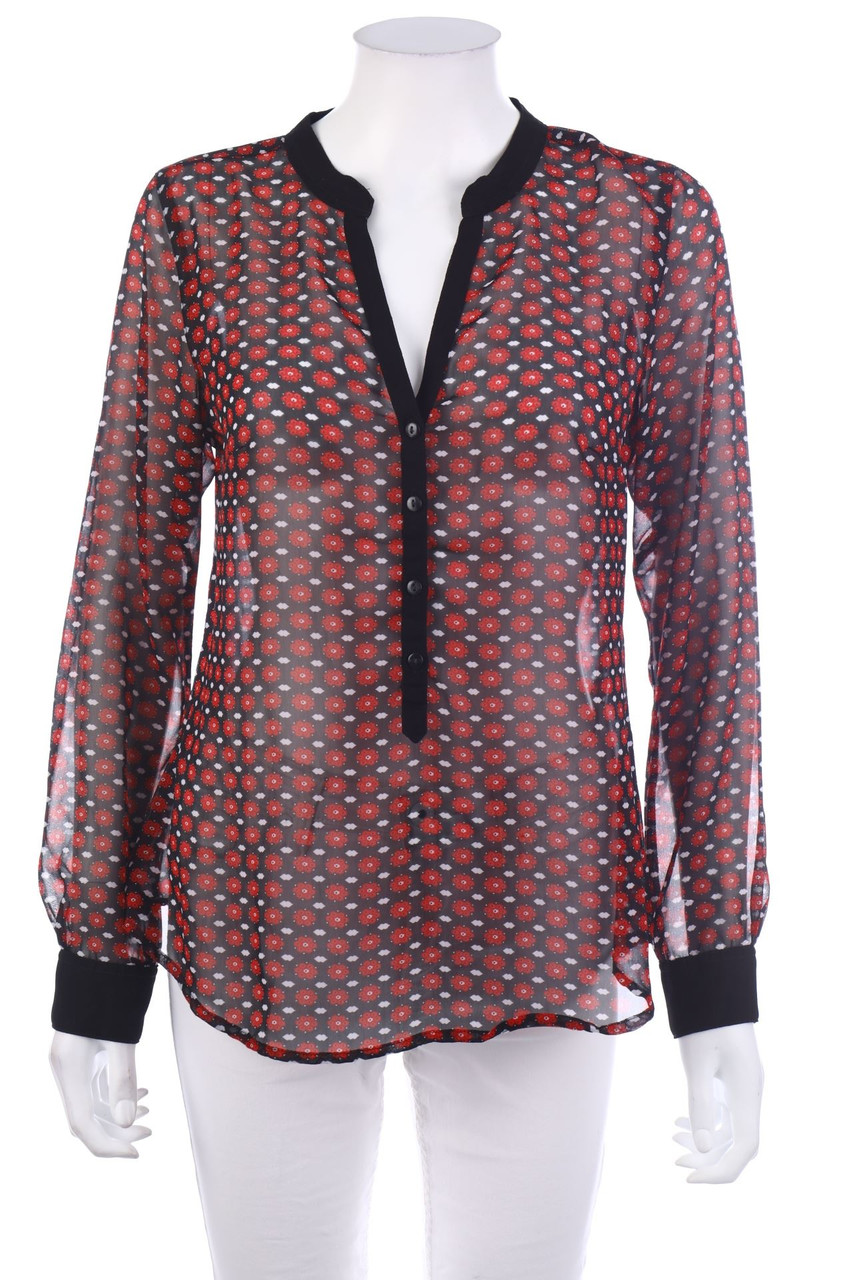 GINA BENOTTI - Bluse mit Blumen-Print - S