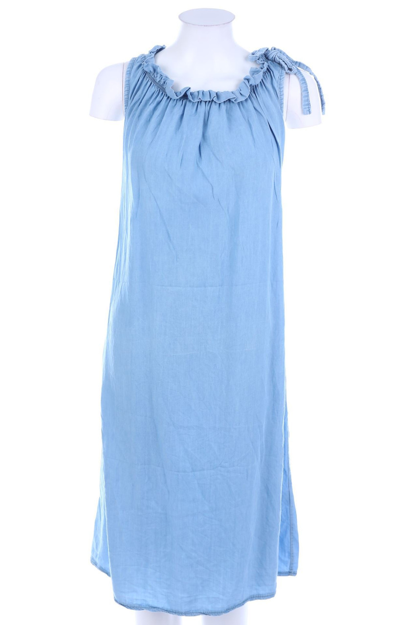 Ohne Label - Kleid in Denim-Optik - ONE SIZE