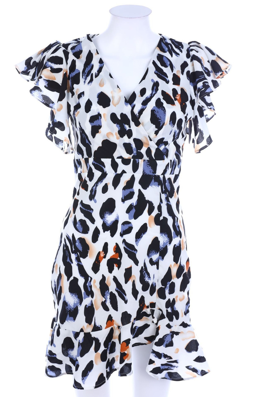 Ohne Label - Kleid mit Print - D 34