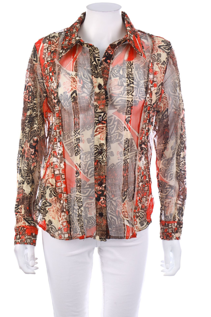 BONITA - Hemd-Bluse mit Muster - XL