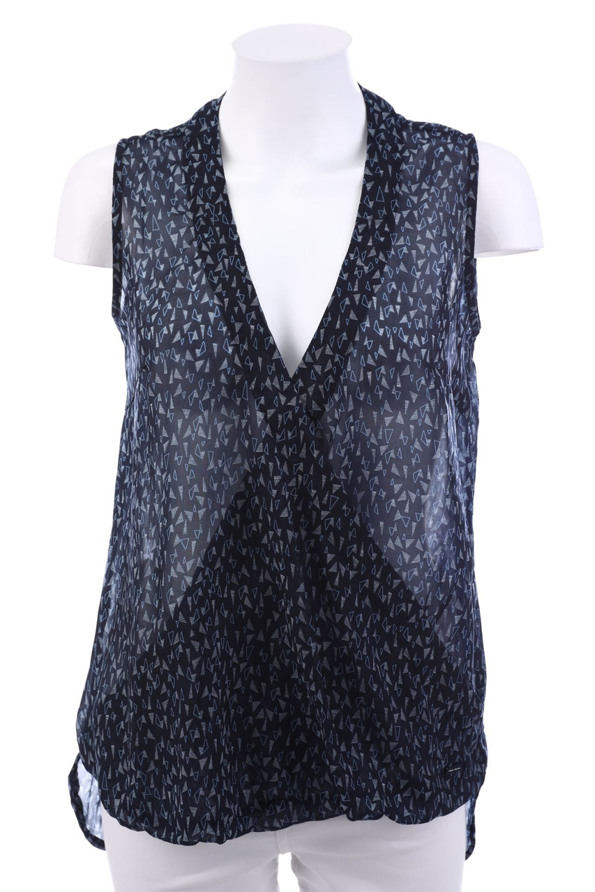 TOM TAILOR - Blusentop in Wickel-Optik - S