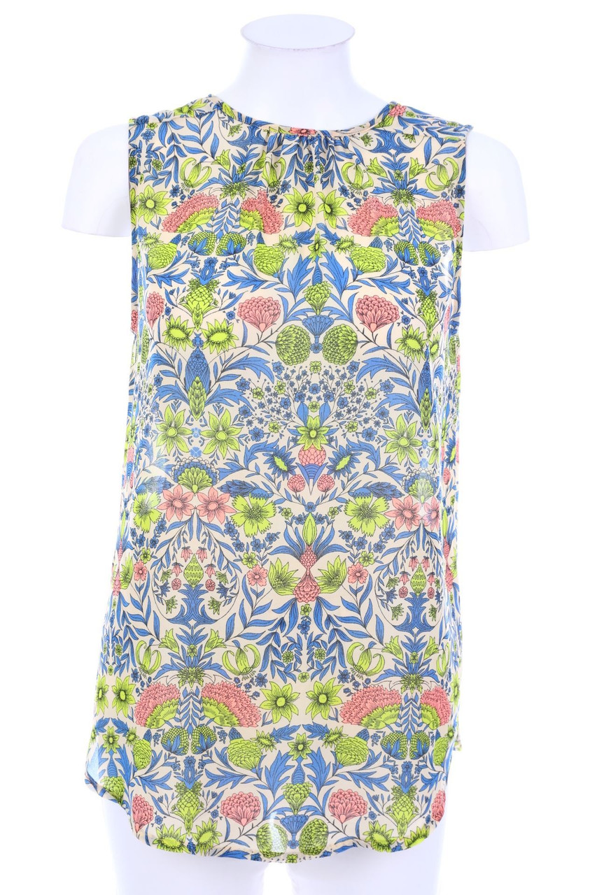 Ohne Label - Blusentop mit Blumen-Print - L