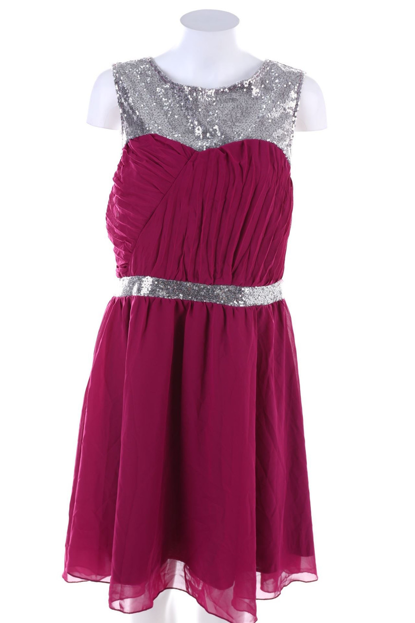 Ohne Label - Kleid mit Pailletten - D 40