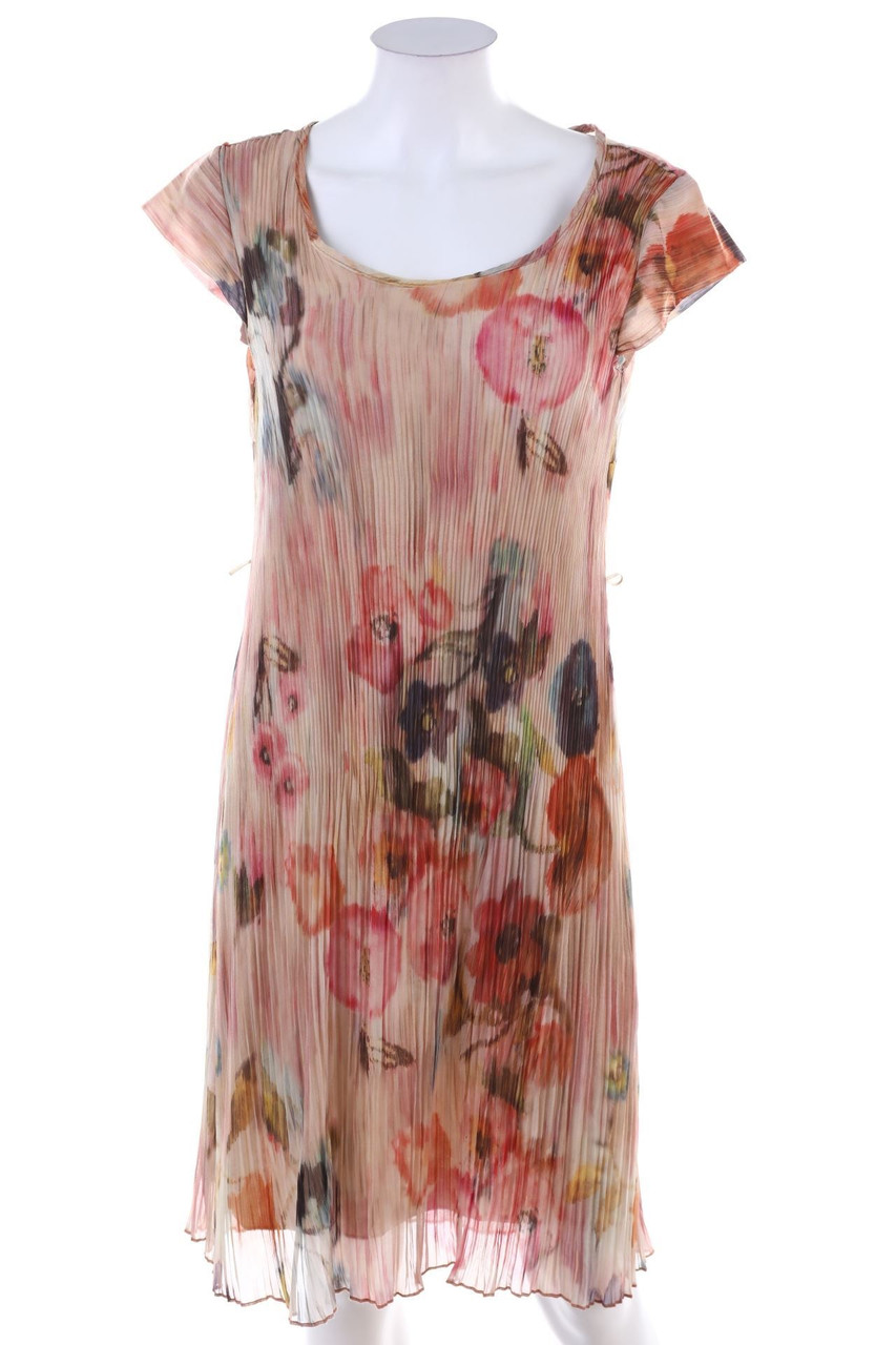 Geisha - Plissee-Kleid mit Blumen-Print - D 38