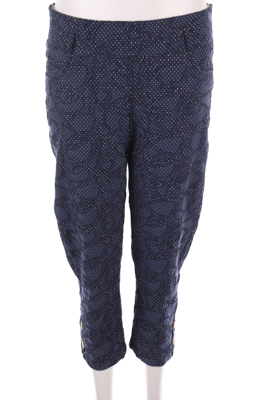 SECONDHAND - Capri-Hose mit Pünktchen - 2XL