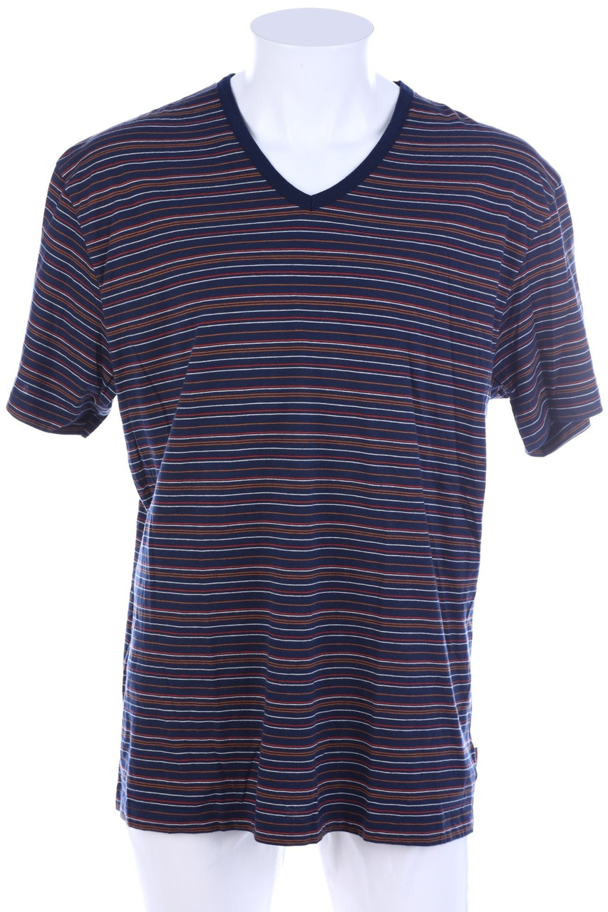 CALIDA - Baumwoll-T-Shirt mit V-Neck - 2XL