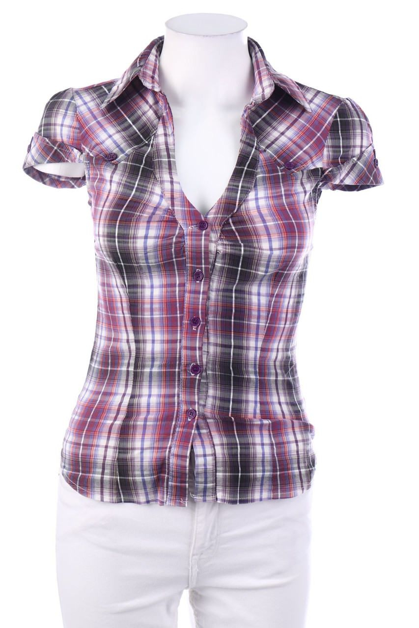 TALLY WEiJL - Hemd-Bluse mit kurzem Ärmel - S