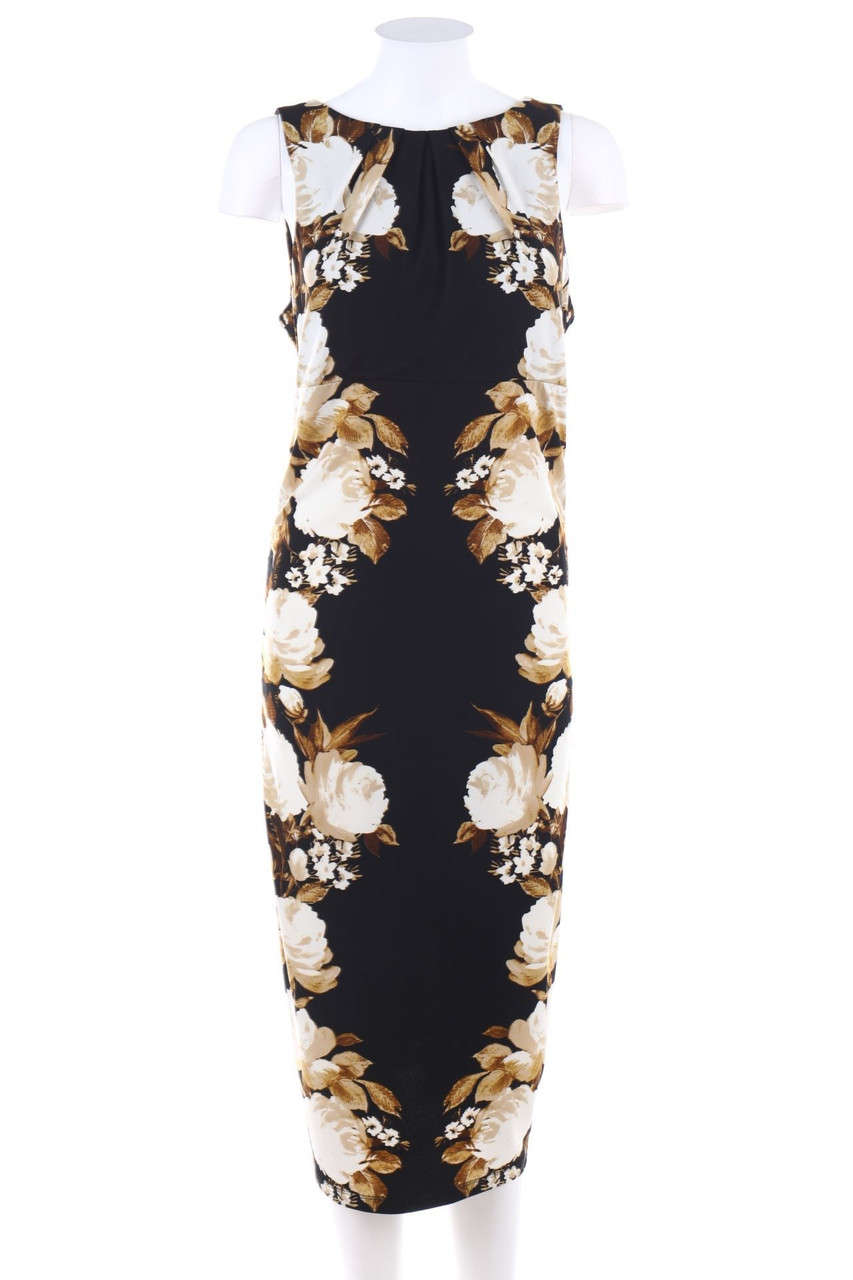 LONDON TIMES - Abendkleid mit Raffungen - D 38