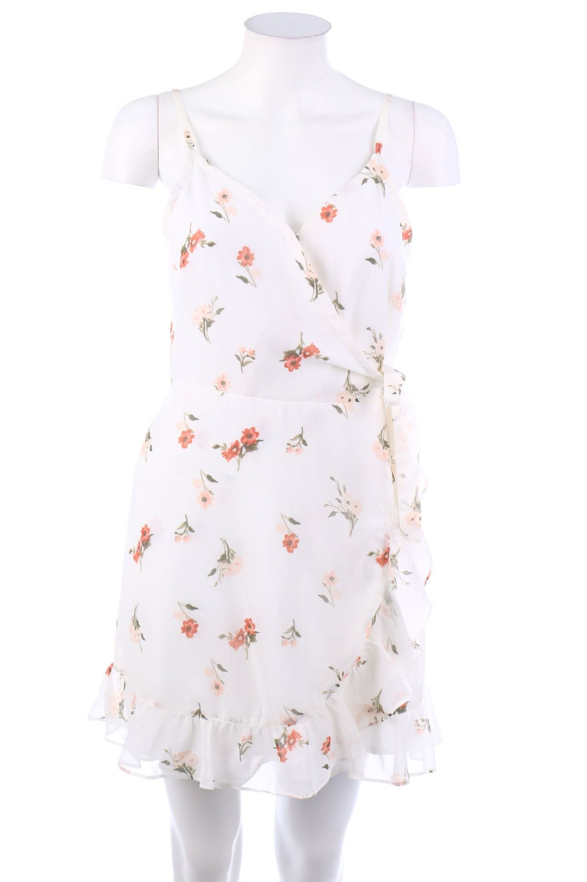 HOLLISTER - Wickelkleid mit Blumen-Print - S