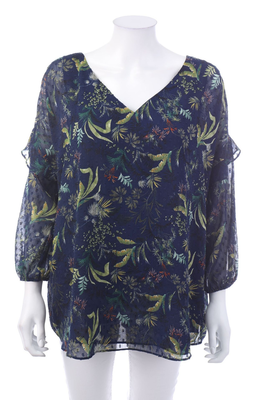 ESPRIT - Bluse mit 3/4-Ärmel - 2XL