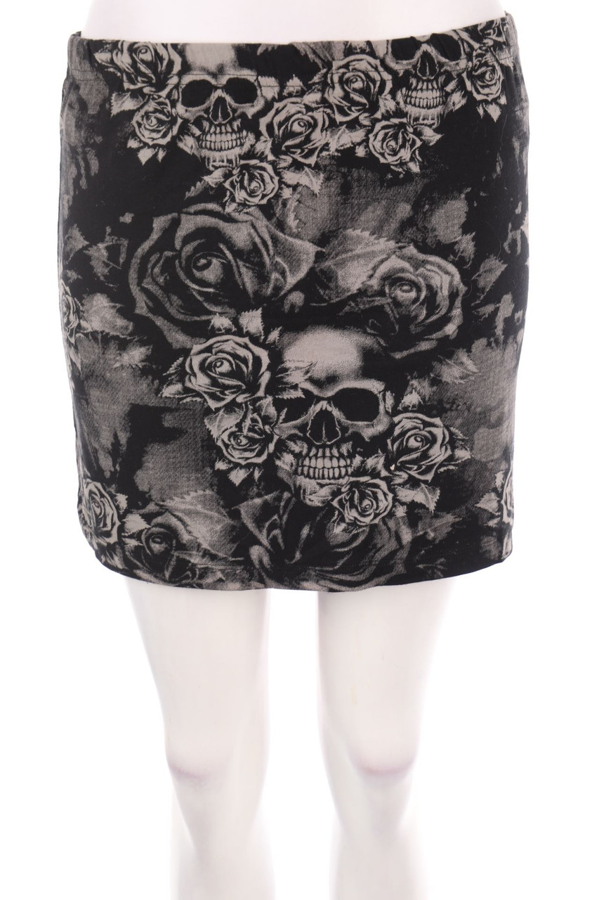 BLACK PREMIUM by EMP - Minirock mit Blumen-Print - L