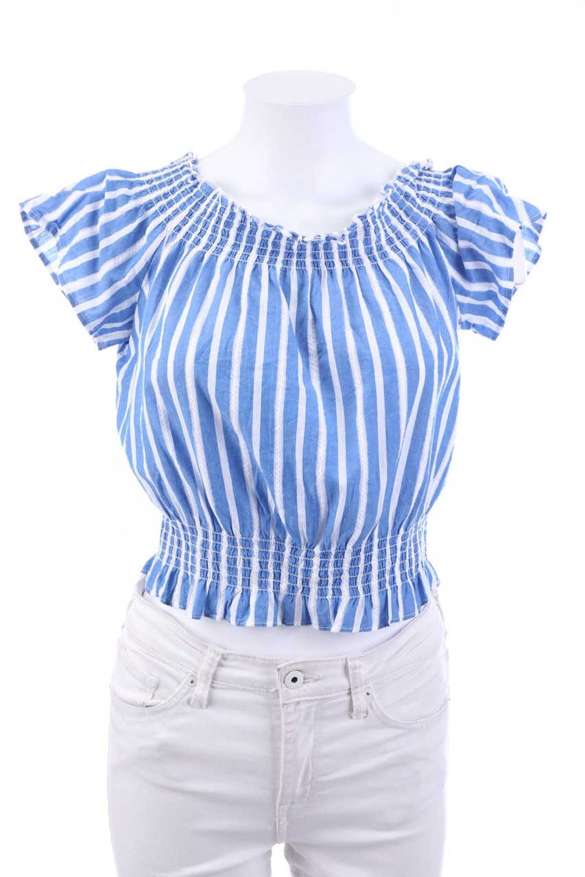 ONLY - Kurzarm-Bluse - L