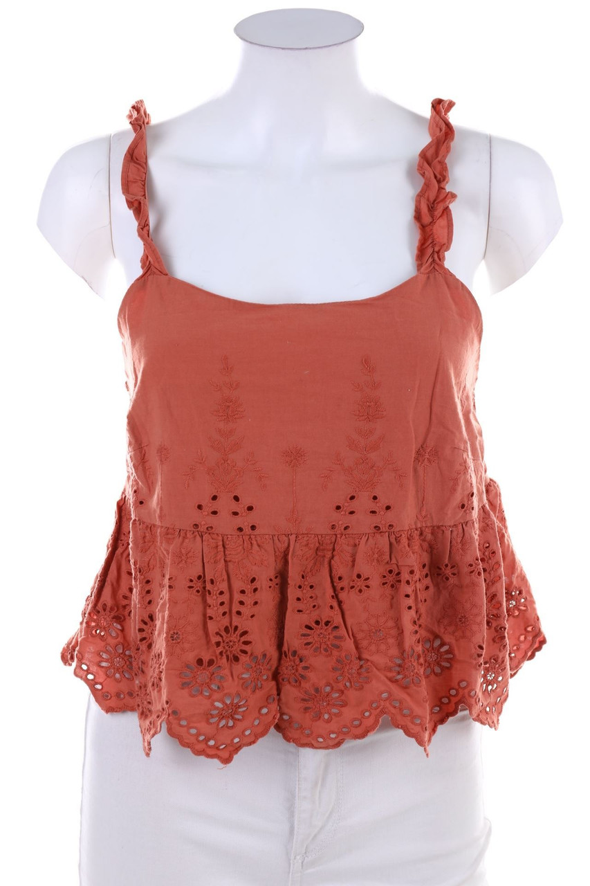 VERO MODA - Blusentop mit Lochspitze - M