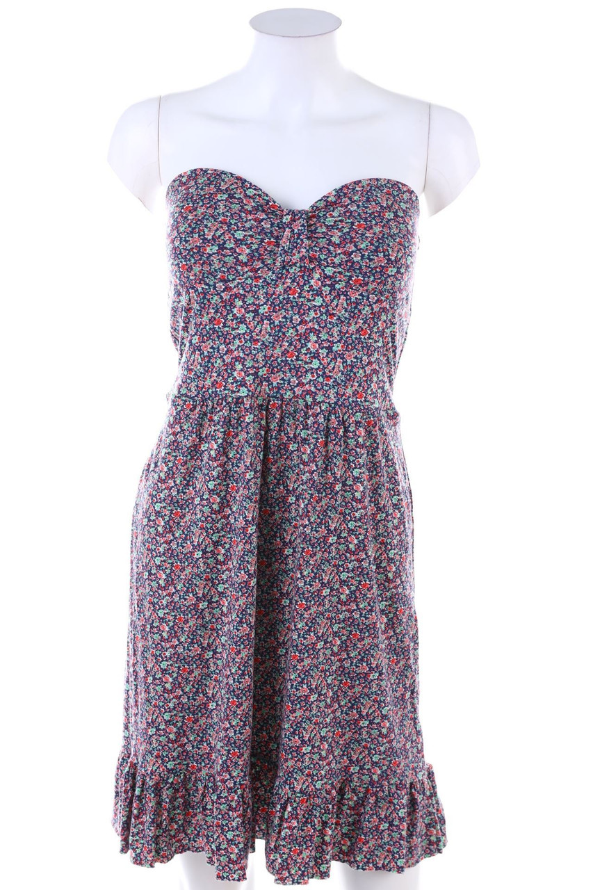 Ohne Label - Kleid mit Blumen-Print - D 32