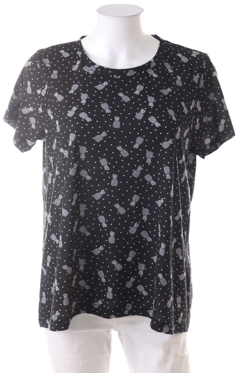 Janina - Kurzarm-Shirt mit Muster - XL