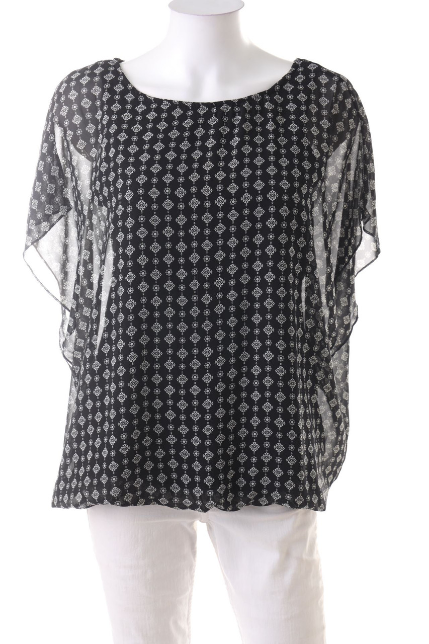 flame - Kurzarm-Bluse - L