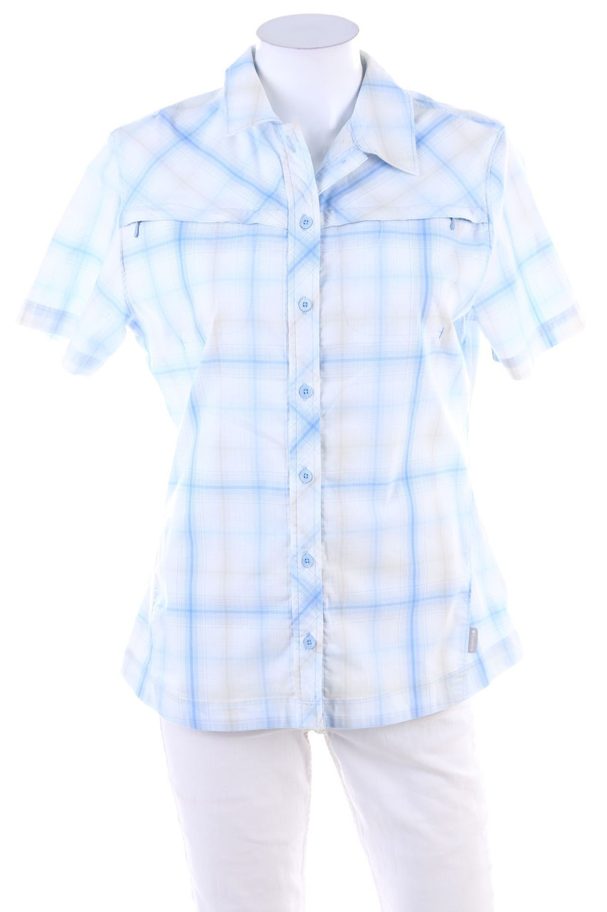 Columbia - Tartan-Hemd-Bluse mit kurzem Ärmel - M